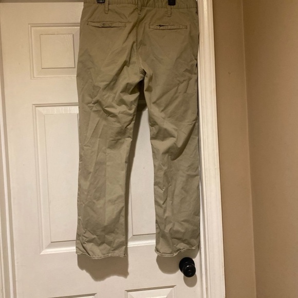 BKE Pants Mens 34 S Beige Khaki Jake Straight Stretch Flat Front Casual - Picture 6 of 8